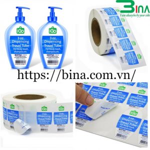 Tem nhãn mác in 2 mặt