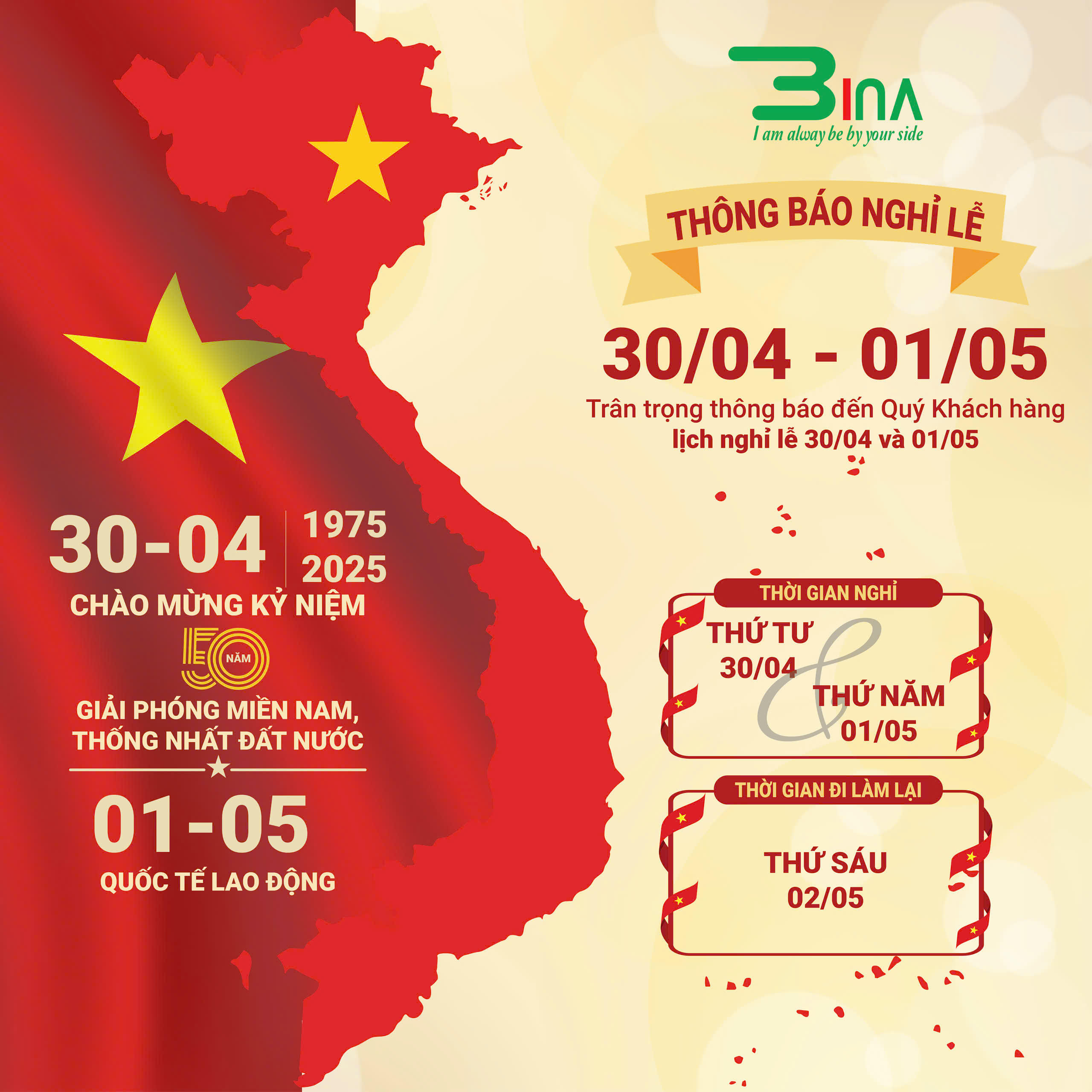 Nghỉ lễ 30 tháng 4